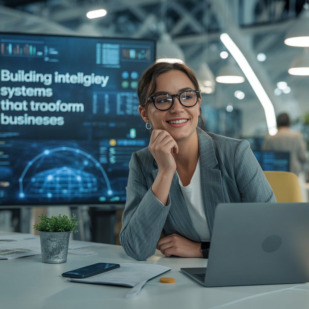 Advanced AI technology and neural networks visualization