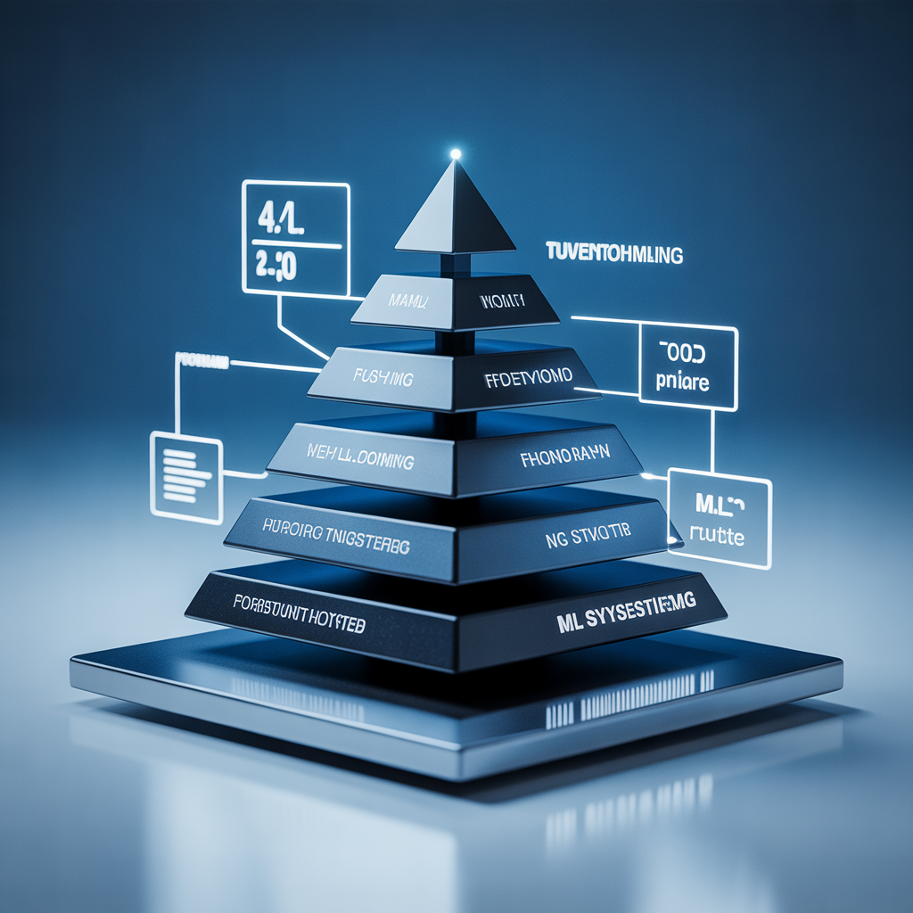 Automated testing pipeline for machine learning models showing continuous integration workflow